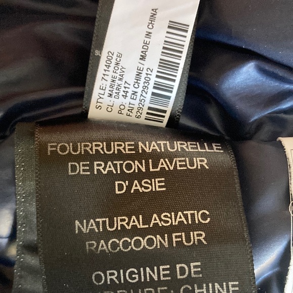 Atelier Noir Rudsak men’s down filled bomber jacket with hood. Dark navy. Size L - Picture 10 of 12